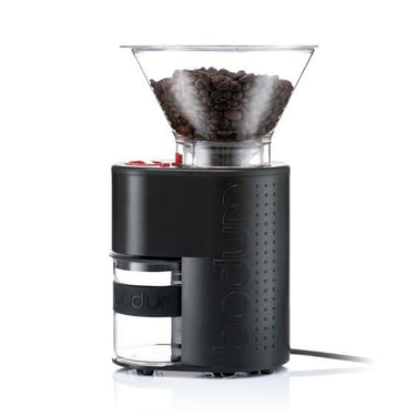 BODUM BISTRO ELECTRIC BURR GRINDER - Dessert Oasis Coffee Roasters