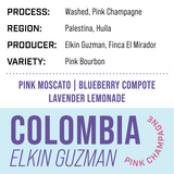 Colombia Elkin Guzman — Washed | Pink Champagne - Dessert Oasis Coffee Roasters