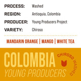 Colombia Young Producers | Chiroso Washed - Dessert Oasis Coffee Roasters