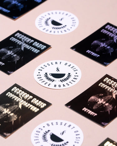 Detroit Disco Sticker - Dessert Oasis Coffee Roasters