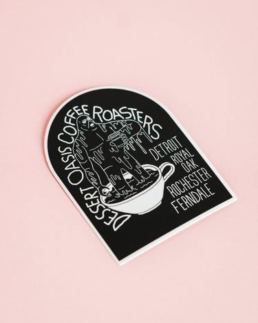 DOCR Swamp Monster Sticker - Dessert Oasis Coffee Roasters