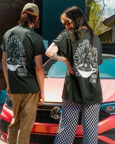 Swamp Monster Pocket T-Shirt - Dessert Oasis Coffee Roasters