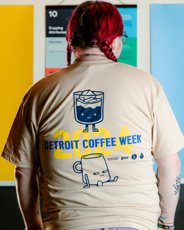 2024 Detroit Coffee Week T-shirt - Dessert Oasis Coffee Roasters
