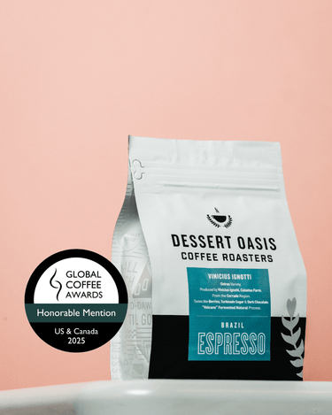 Brazil Vinicius Ignotti | "Volcano" Fermented Natural — Espresso - Dessert Oasis Coffee Roasters