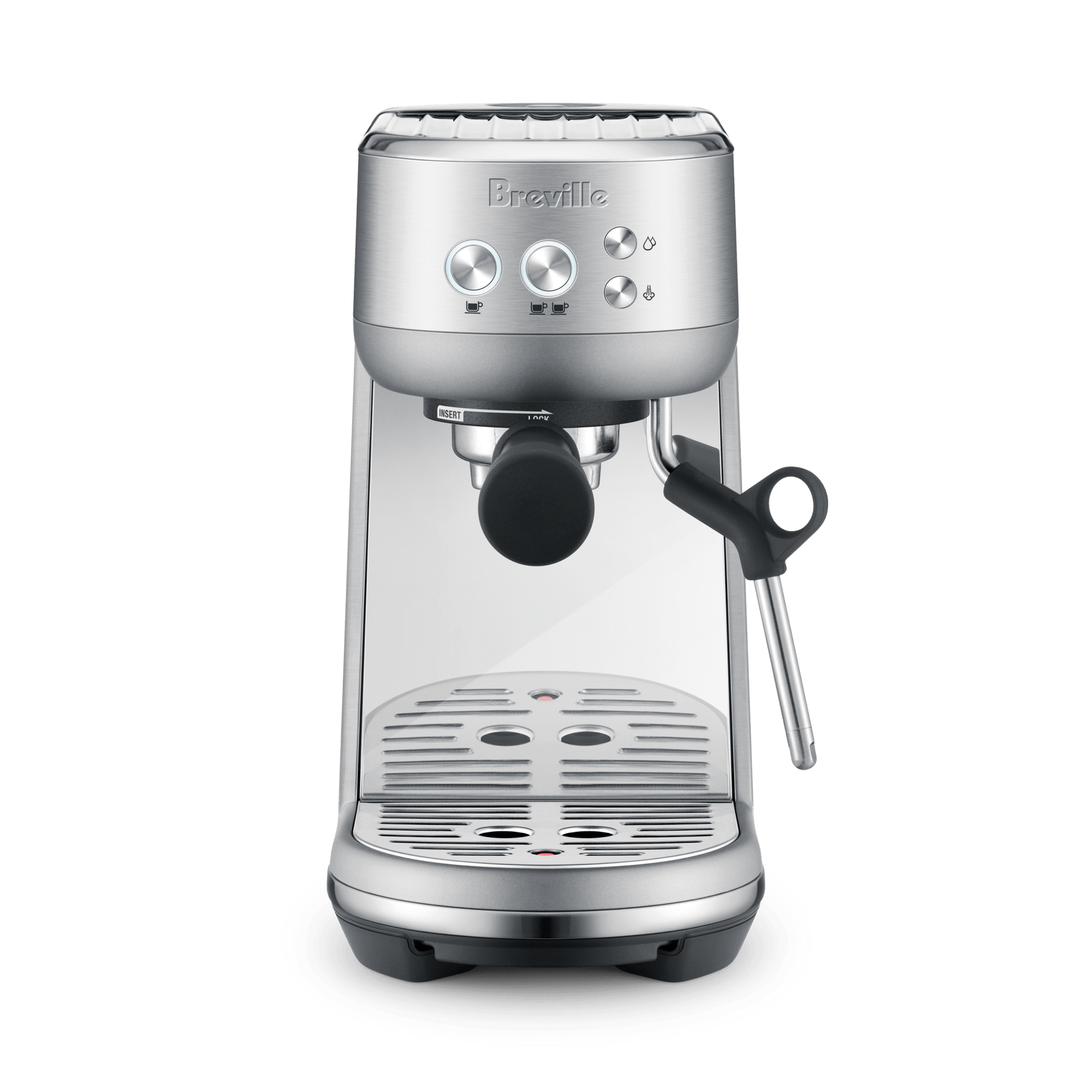 Breville エスプレッソマシン シルバー Breville Bambino Espresso Machine – Dessert Oasis Coffee Roasters