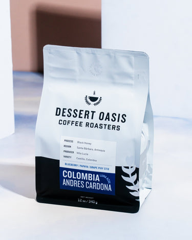 Colombia Andrés Cardona — Luna Azul | Black Honey - Dessert Oasis Coffee Roasters