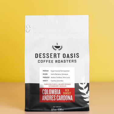 Colombia Andres Cardona - Red Sunset | Experimental Semi - Washed - Dessert Oasis Coffee Roasters