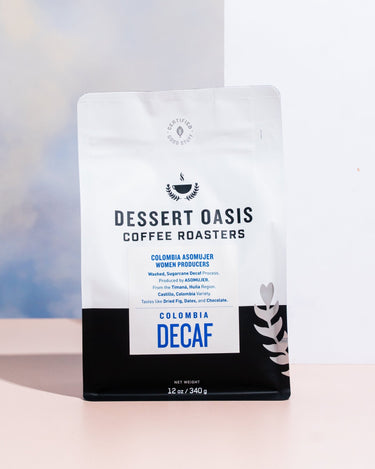 Colombia ASOMUJER — Women Producers | Washed, Sugarcane Decaf - Dessert Oasis Coffee Roasters