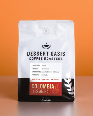 Colombia Luis Aníbal Calderón — Pink Bourbon | Washed - Dessert Oasis Coffee Roasters