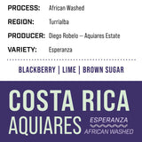 Costa Rica Aquiares Estate — Esperanza | African Washed - Dessert Oasis Coffee Roasters