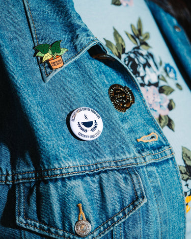 DOCR Enamel Pin - Dessert Oasis Coffee Roasters