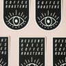 DOCR Evil Eye Sticker - Dessert Oasis Coffee Roasters