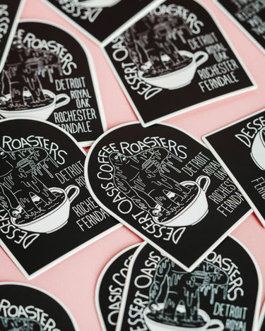 DOCR Swamp Monster Sticker - Dessert Oasis Coffee Roasters