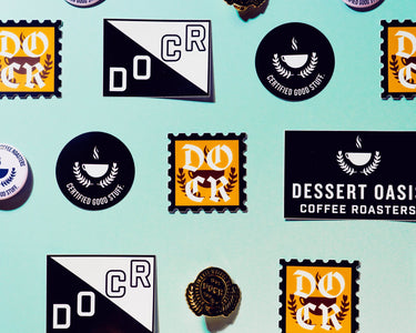 Essential DOCR Sticker Pack - Dessert Oasis Coffee Roasters
