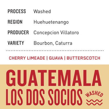 Guatemala Los Dos Socios | Washed - Dessert Oasis Coffee Roasters