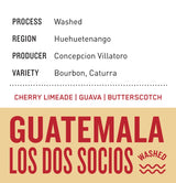 Guatemala Los Dos Socios | Washed - Dessert Oasis Coffee Roasters