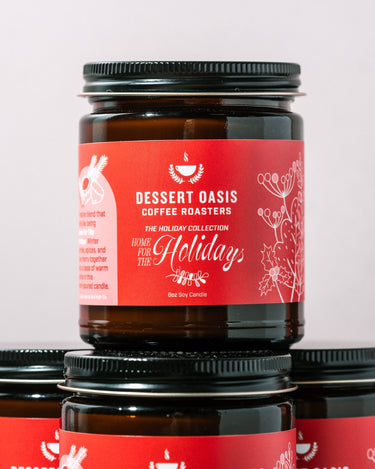 Holiday Collection Soy Candles - Dessert Oasis Coffee Roasters