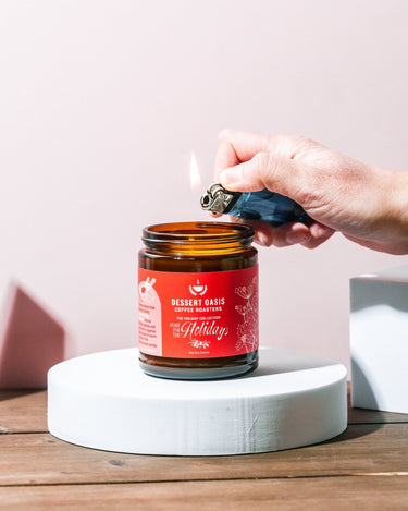 Holiday Collection Soy Candles - Dessert Oasis Coffee Roasters