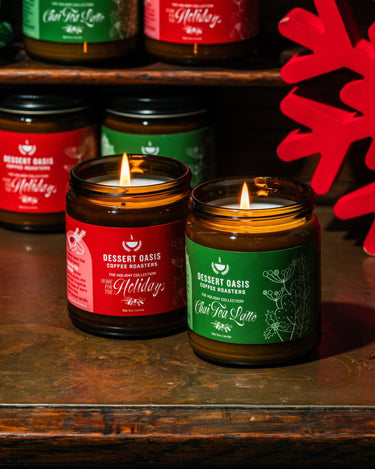 Holiday Collection Soy Candles - Dessert Oasis Coffee Roasters