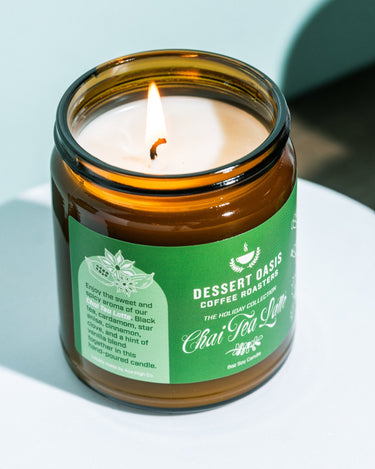 Holiday Collection Soy Candles - Dessert Oasis Coffee Roasters