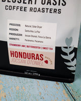 Honduras Jocsan Otoniel — Natural | Solar Dryer - Dessert Oasis Coffee Roasters