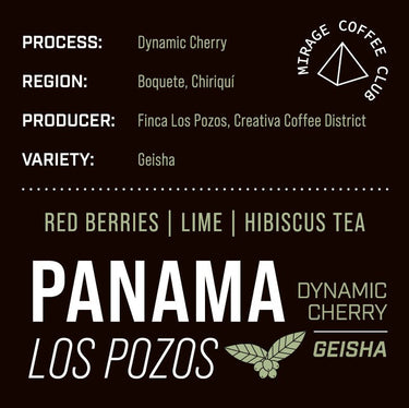 Panama Los Pozos | Dynamic Cherry Geisha - Dessert Oasis Coffee Roasters