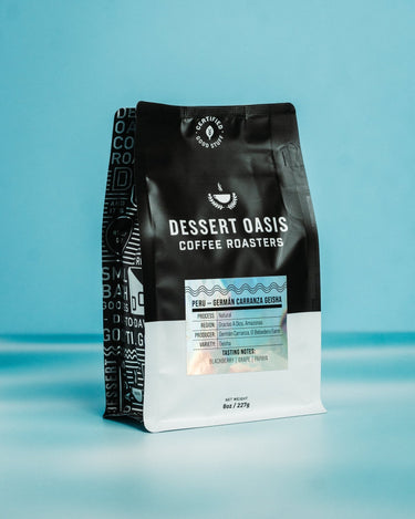 Peru Germán Carranza | Geisha Natural - Dessert Oasis Coffee Roasters
