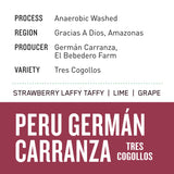 Peru Germán Carranza | Tres Cogollos - Dessert Oasis Coffee Roasters