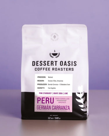 Peru Germán Carranza | Tres Cogollos — Washed - Dessert Oasis Coffee Roasters